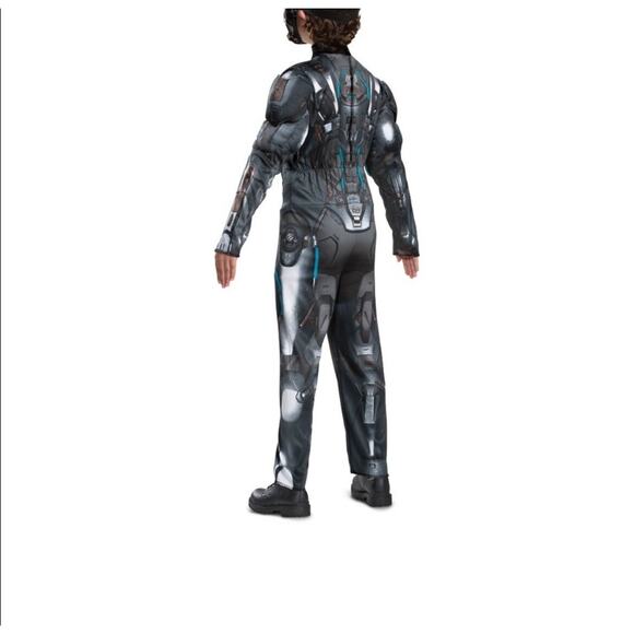 Disguise Halo Boys Halloween Light-Up Spartan Locke Costume Sz M 8/10 w/Mask New - Picture 2 of 2
